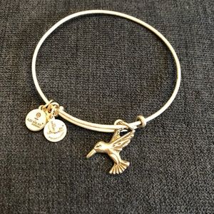 Alex and Ani Hummingbird bracelet in silver